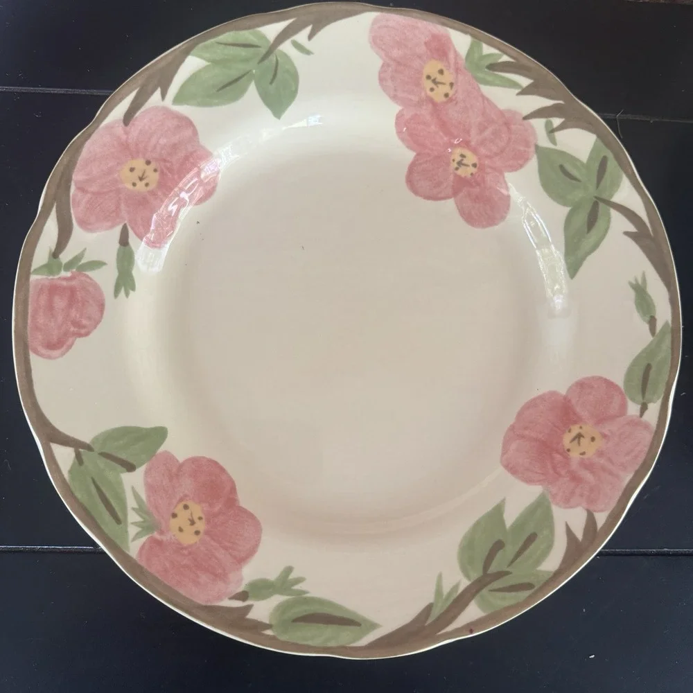 Vintage‎ Franciscan Desert Rose Dinner Plates Set of 3 England Pink Floral